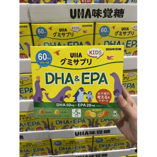 好市多限定日本UHA兒童DHA+EPA味覺軟糖300粒(盒)-VAJP-1112-006